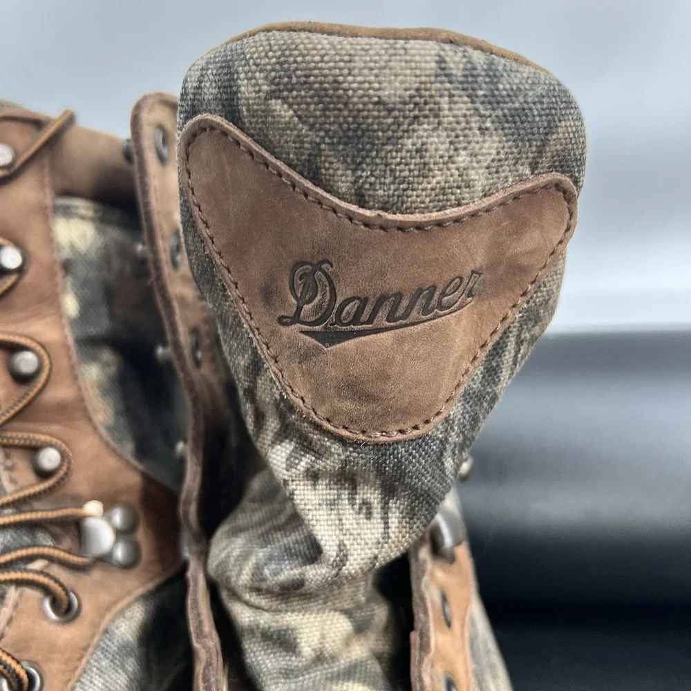 Danner Fantail 52100 Camouflage Boots Hunting‎ Hiking Men's Size 8.5 Vibram